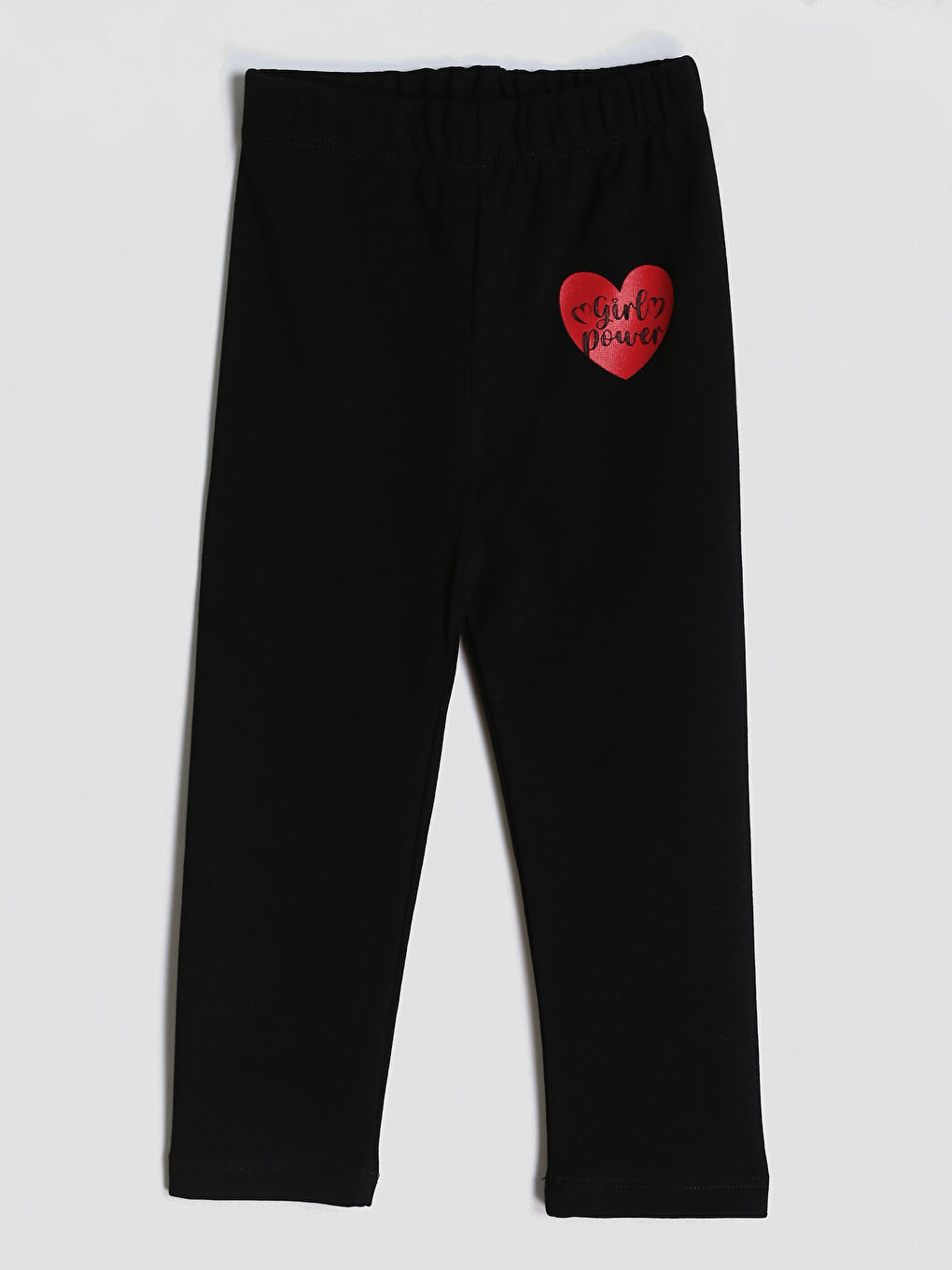 Elasticated Waist Printed Girls' Leggings 2 Pack-1
