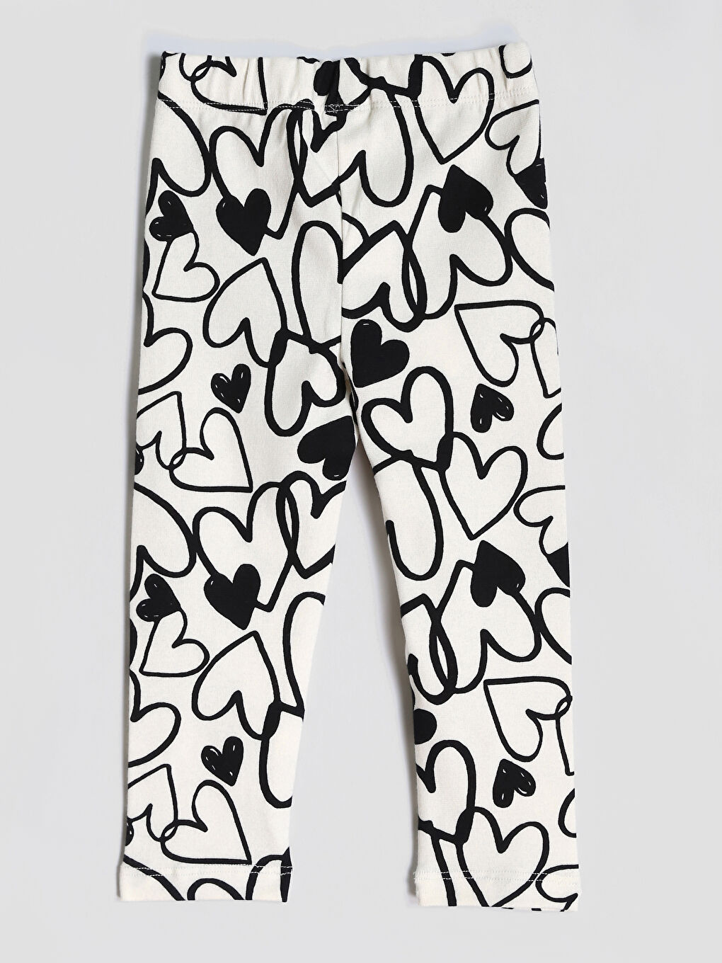 Elasticated Waist Printed Girls' Leggings 2 Pack-3