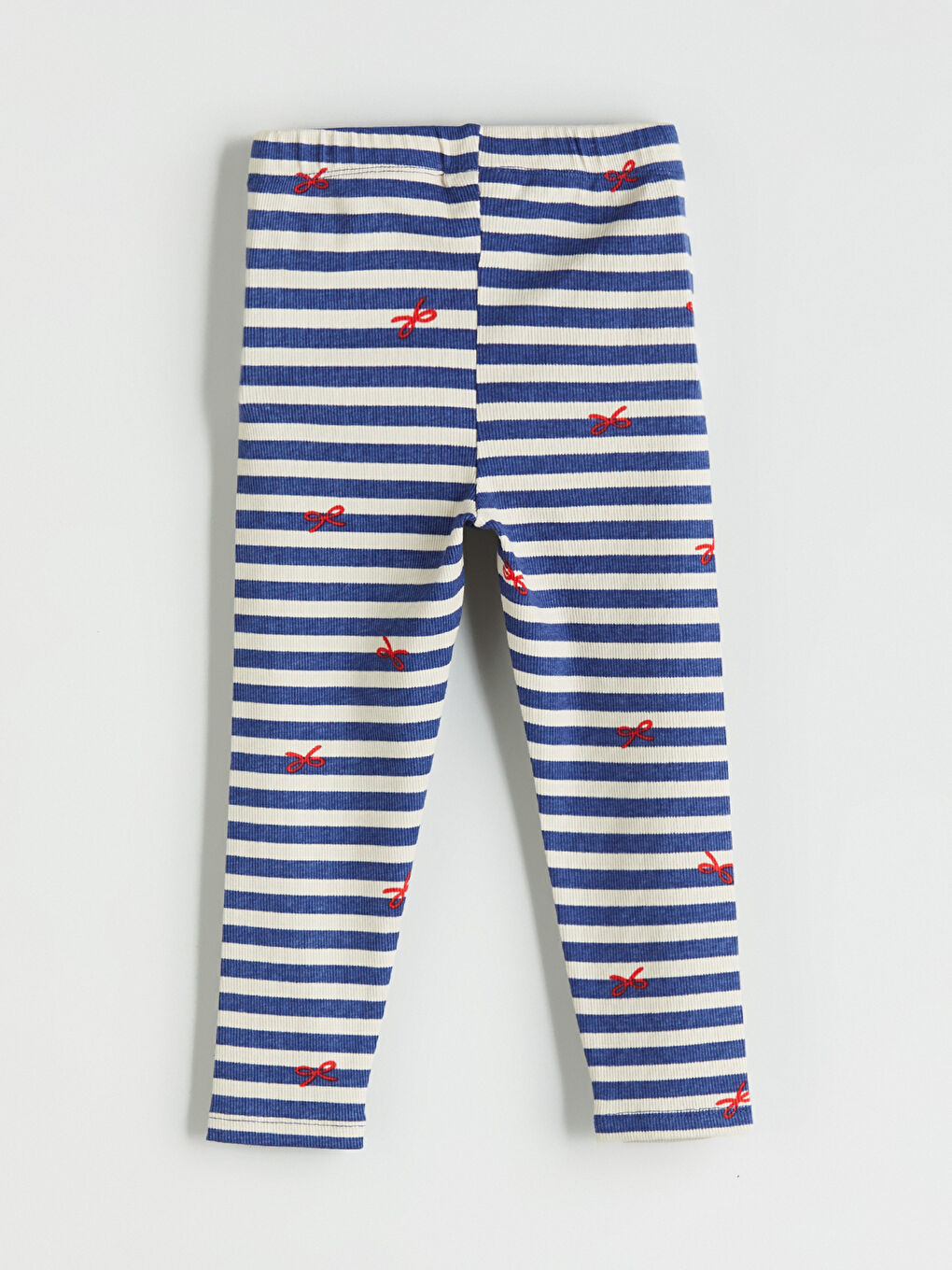 Leggings Rayés à Taille Élastiquée pour Filles-2