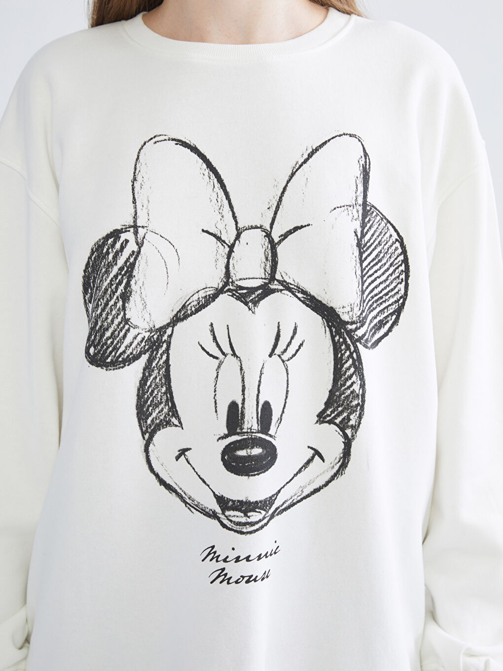 Woman ECRU Sweatshirt-2