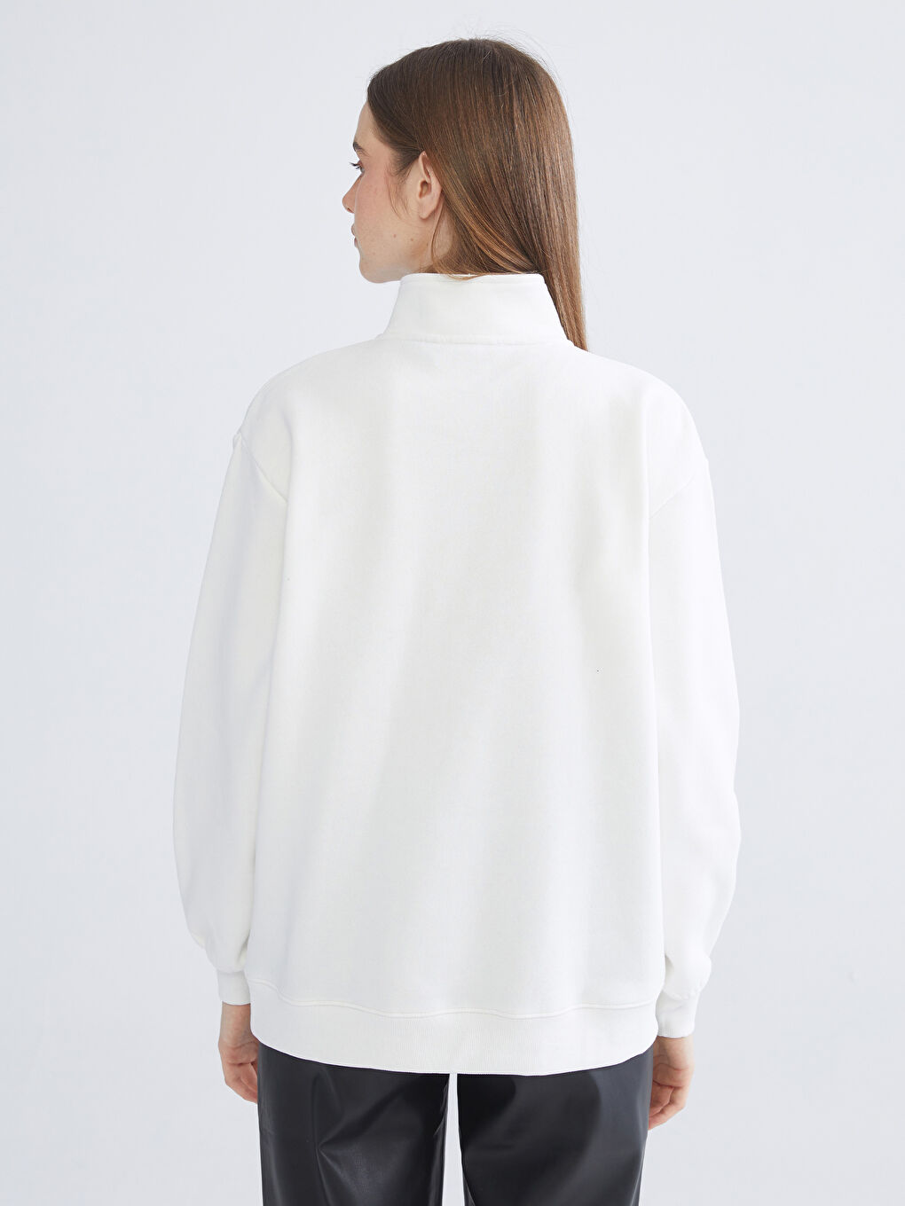Woman ECRU Sweatshirt-3