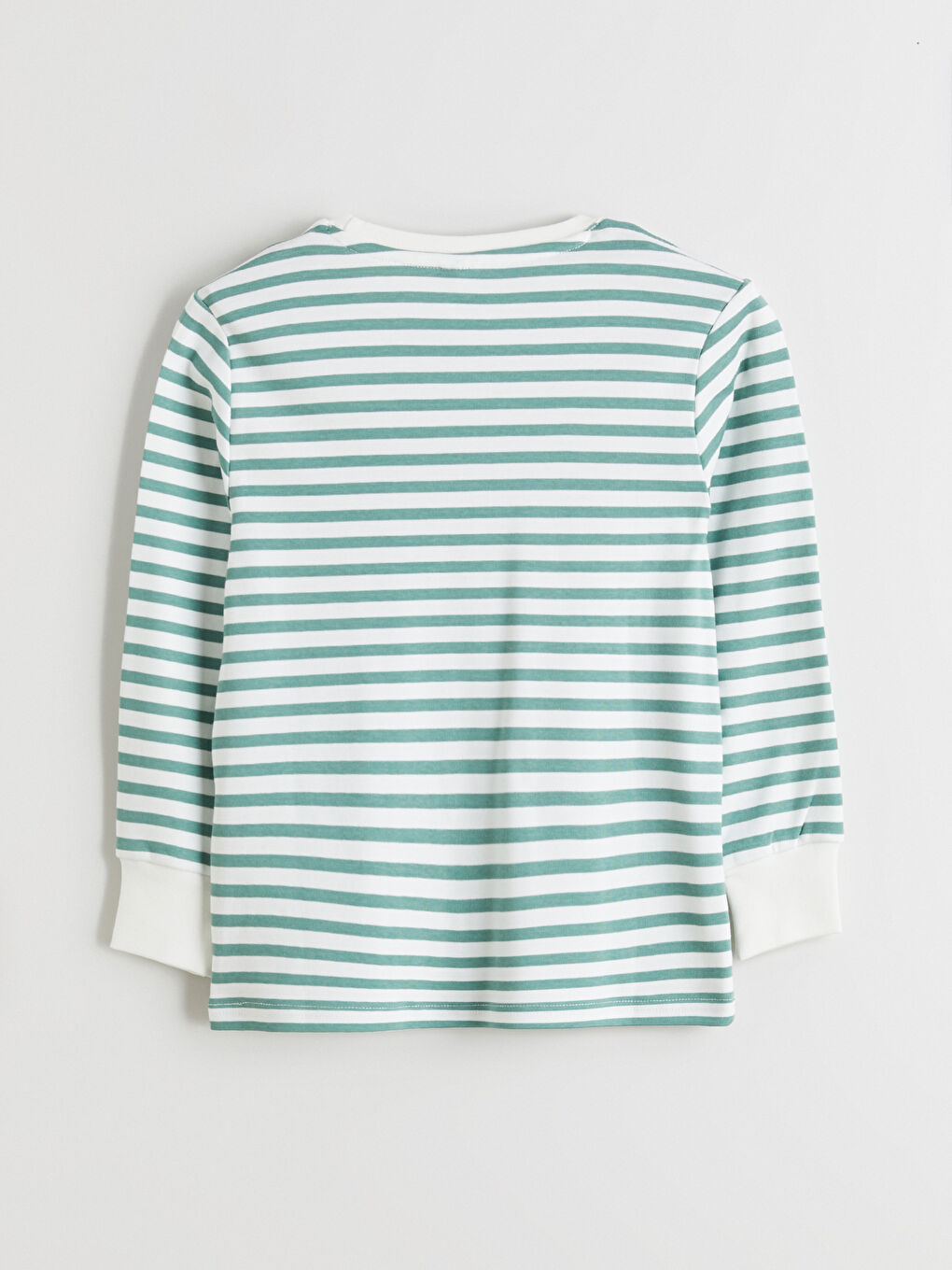 Ekru Ayı Teddy Baskılı Erkek Çocuk Pijama Üst-1