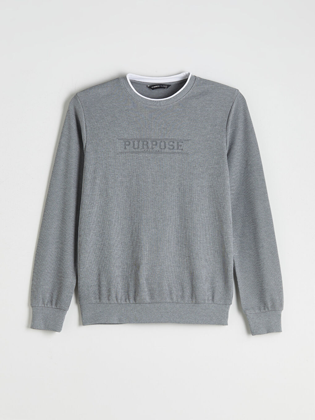 Crew Neck Printed Men's Sweatshirt-4