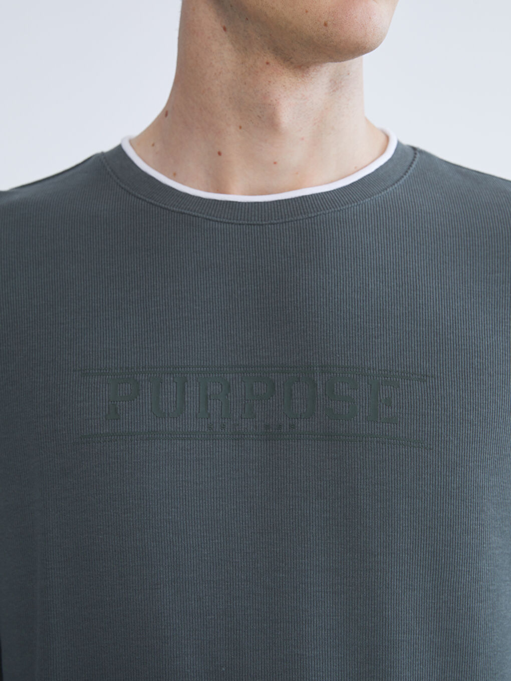 Crew Neck Printed Men's Sweatshirt-2