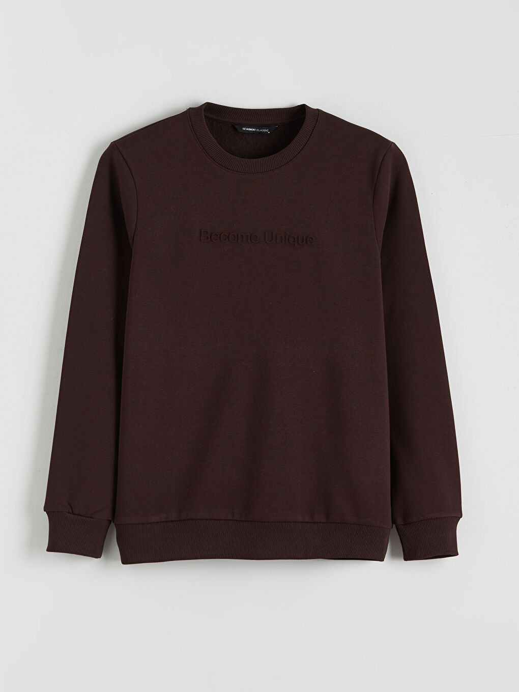 Hanorac Basic Imprimat pentru Bărbați cu Guler Rotund-4