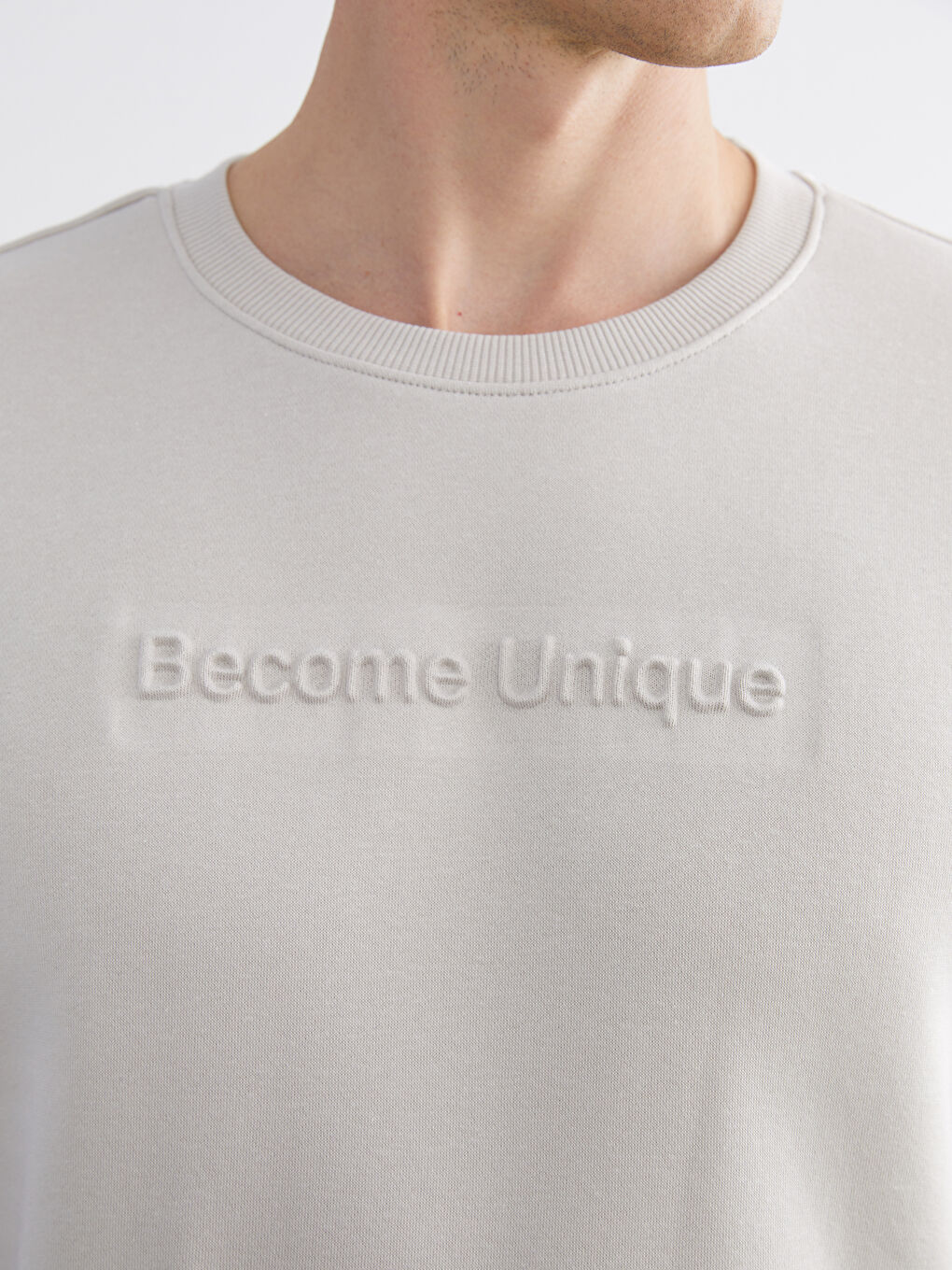 Crew Neck Printed Men's Sweatshirt-2