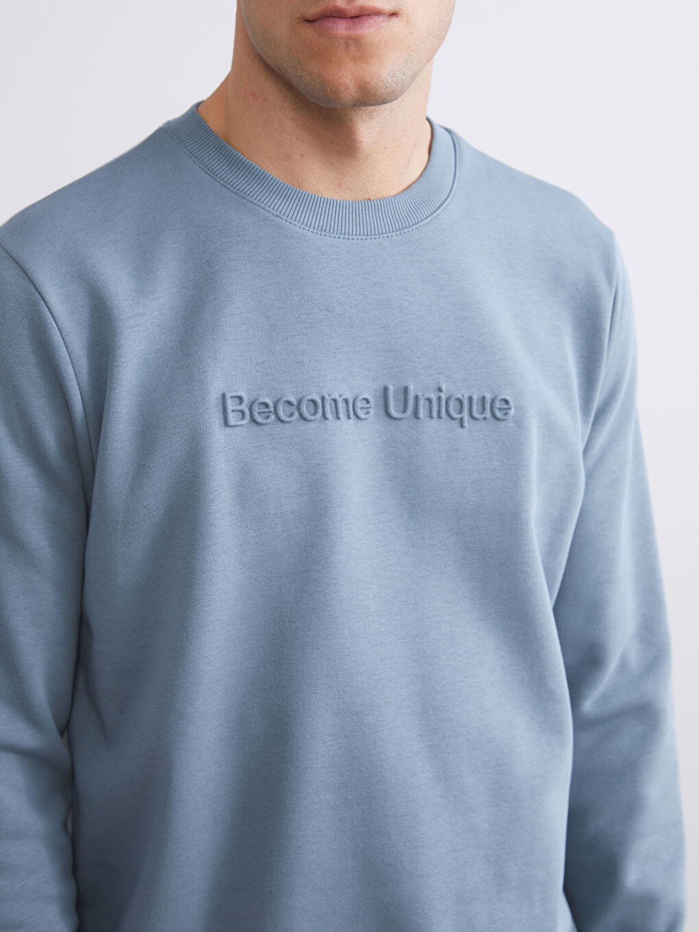 Crew Neck Printed Men's Sweatshirt-2