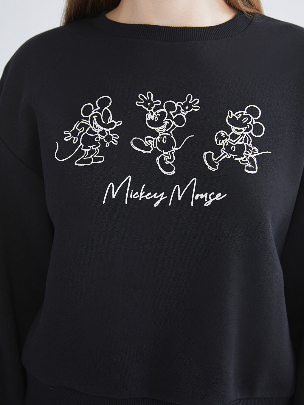 Woman BLACK Sweatshirt-2