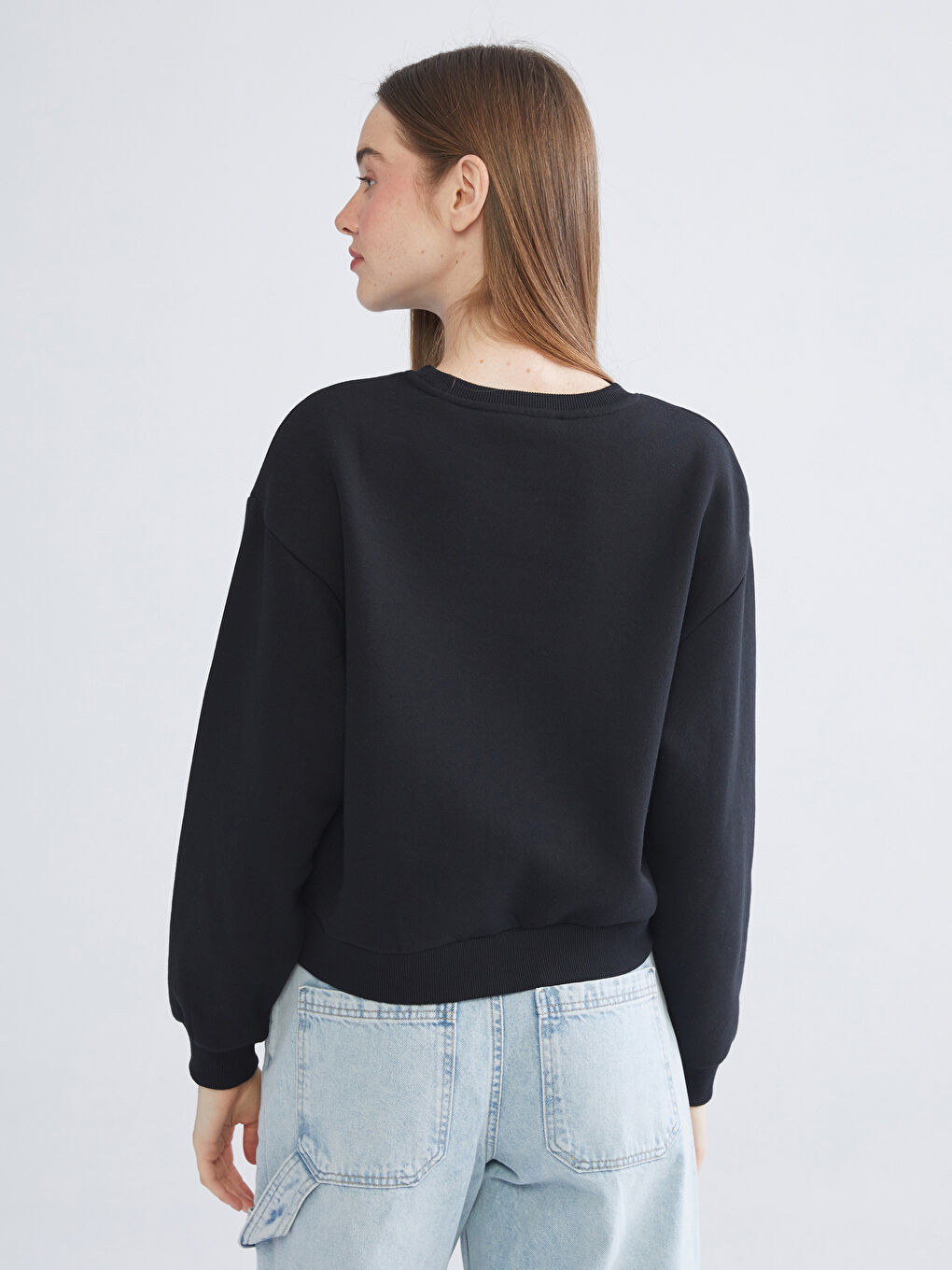 Woman BLACK Sweatshirt-3