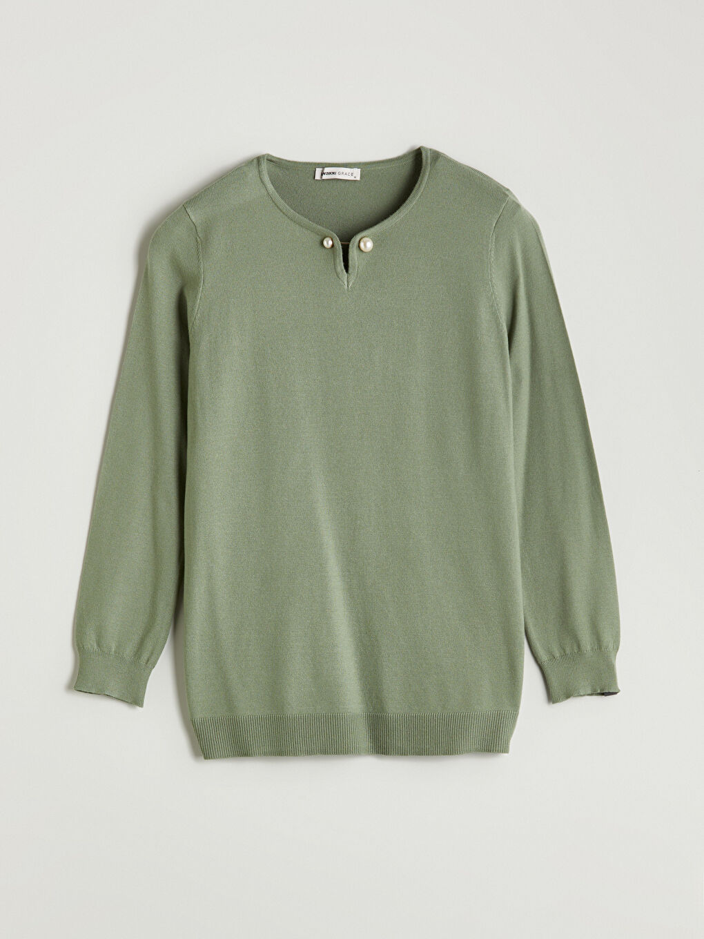 Crew Neck Women's Knitwear Sweater-4
