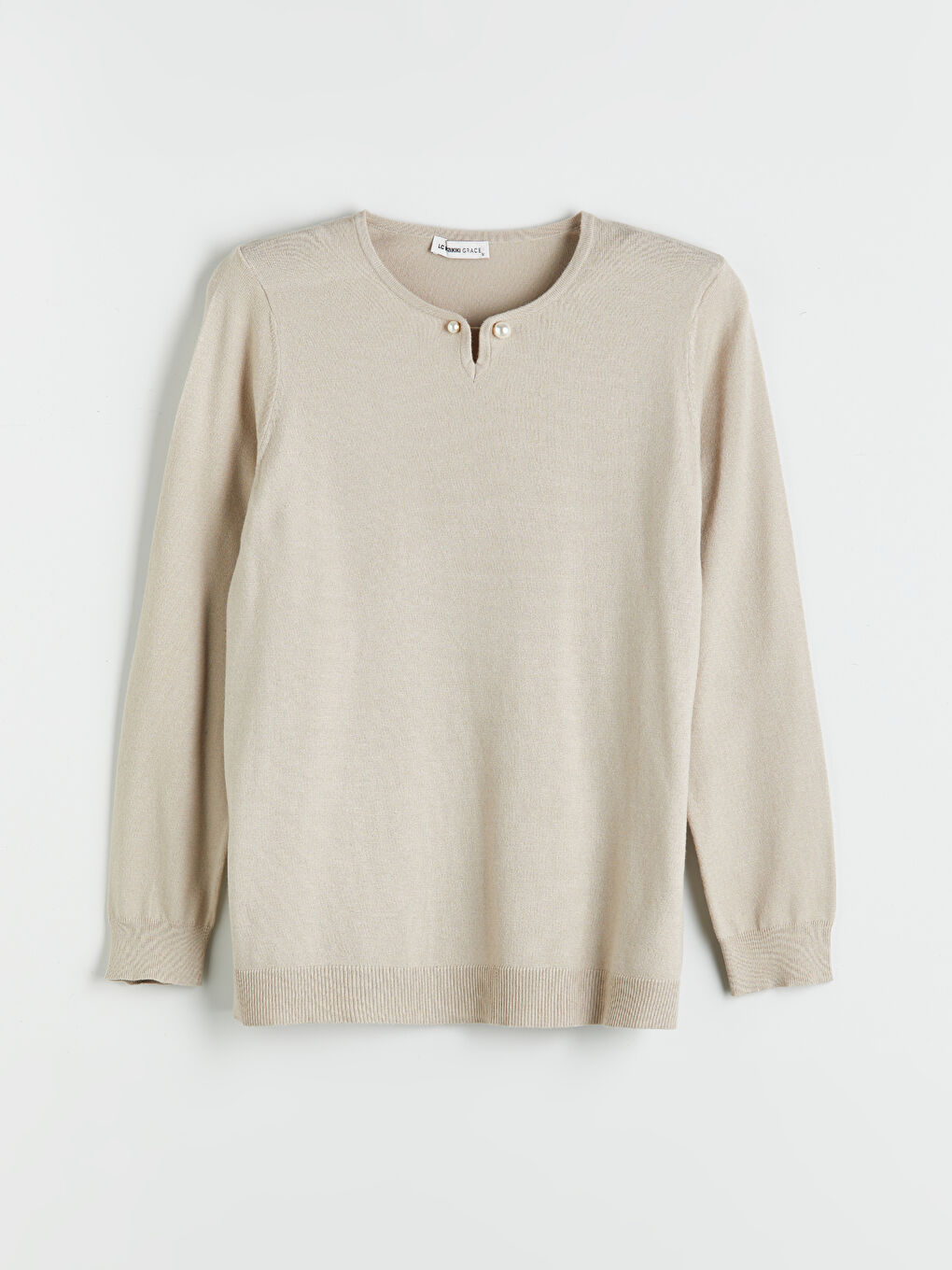 Crew Neck Women's Knitwear Sweater-4