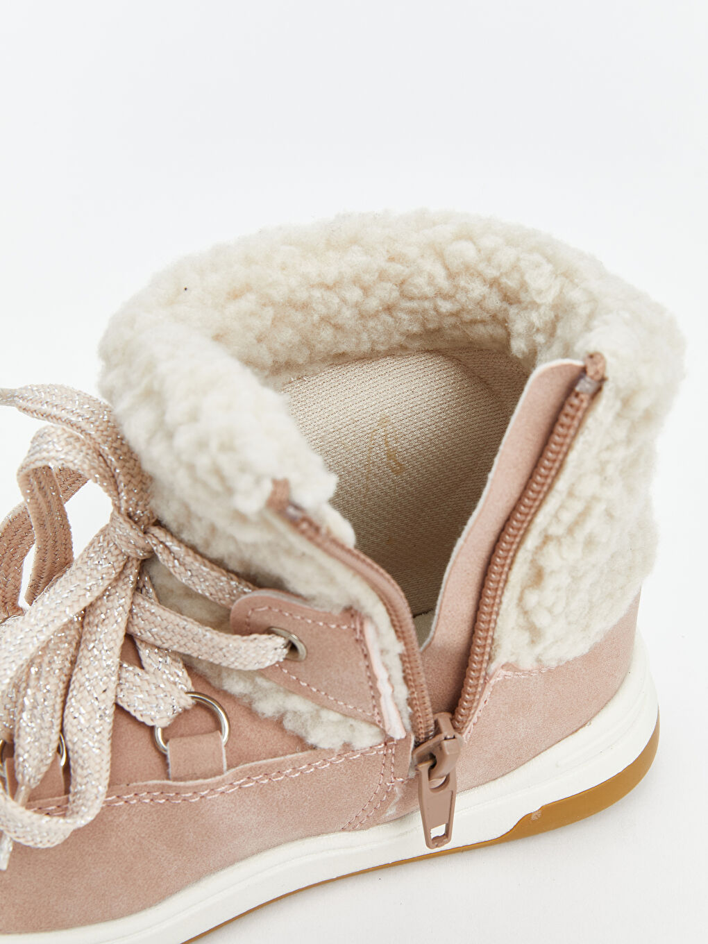 Pembe Kürklü Kız Bebek Bot-6