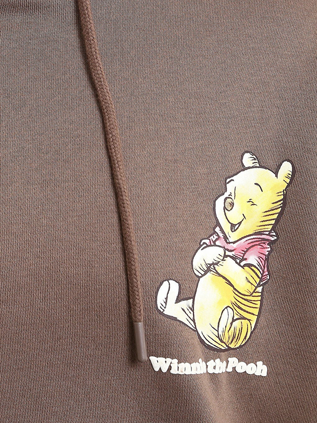 әйелдерге арналған худи winnie the pooh принтті ұзын жеңді свитшот-2