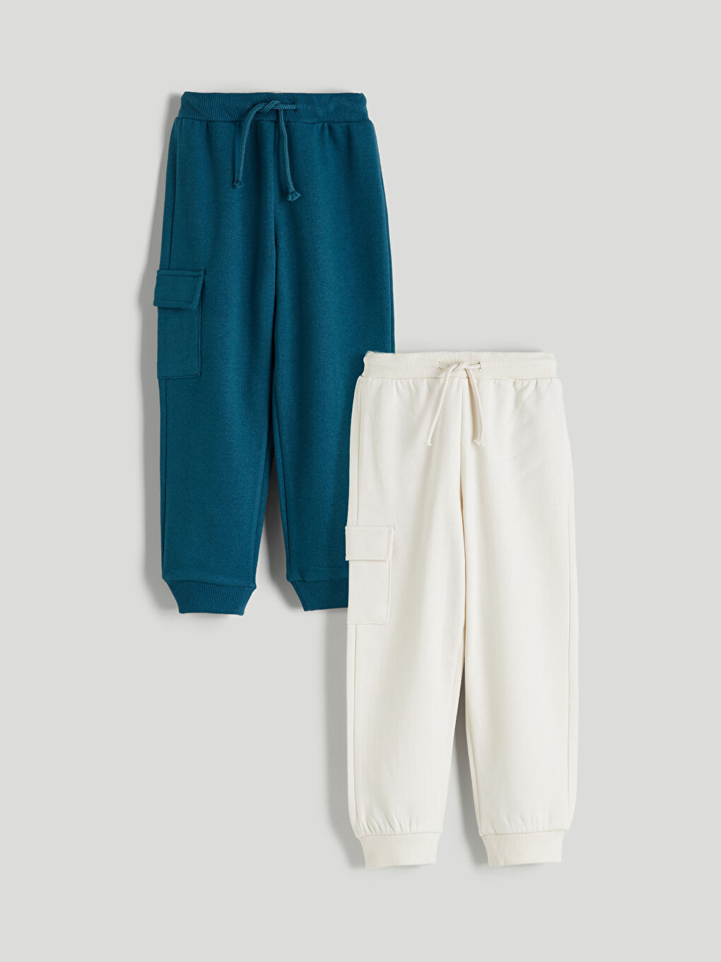 Elasticated Waist Boys' Jogger Sweatpants 2 Pack