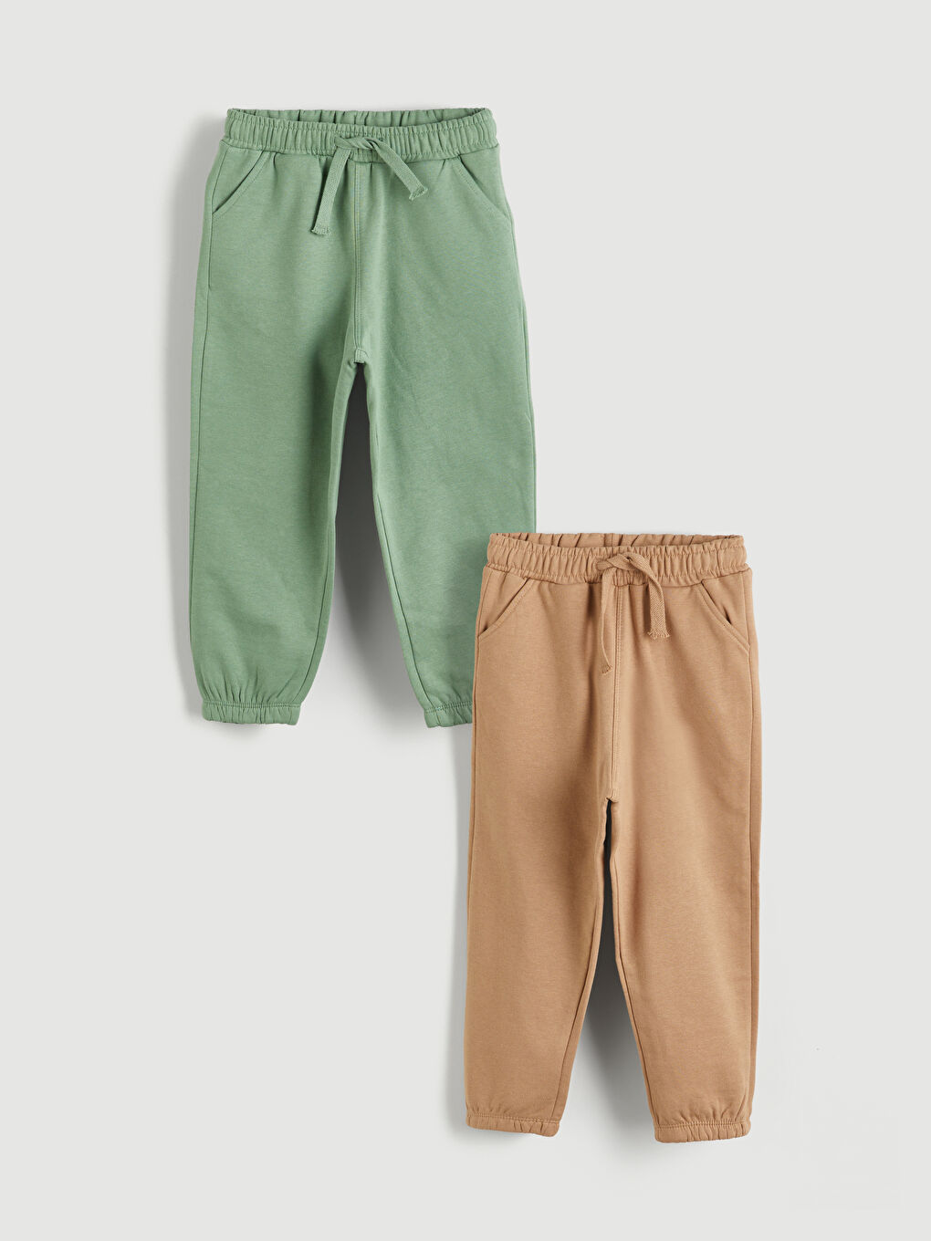 Elasticated Waist Boys' Jogger Sweatpants 2 Pack