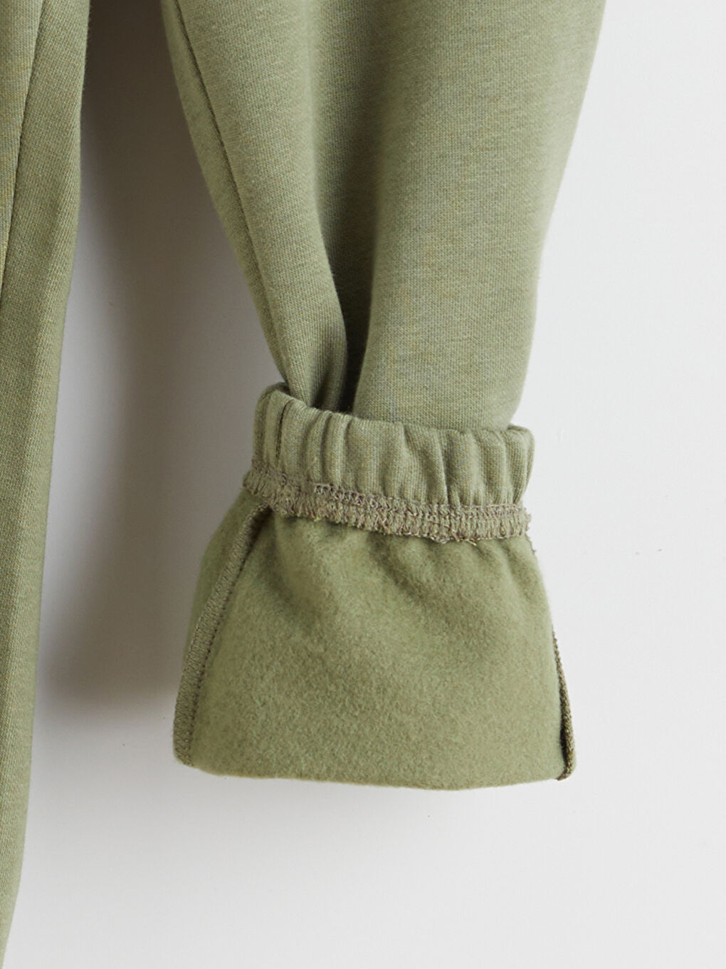 Haki Beli Lastikli Erkek Çocuk Jogger Eşofman Altı 2'li-2