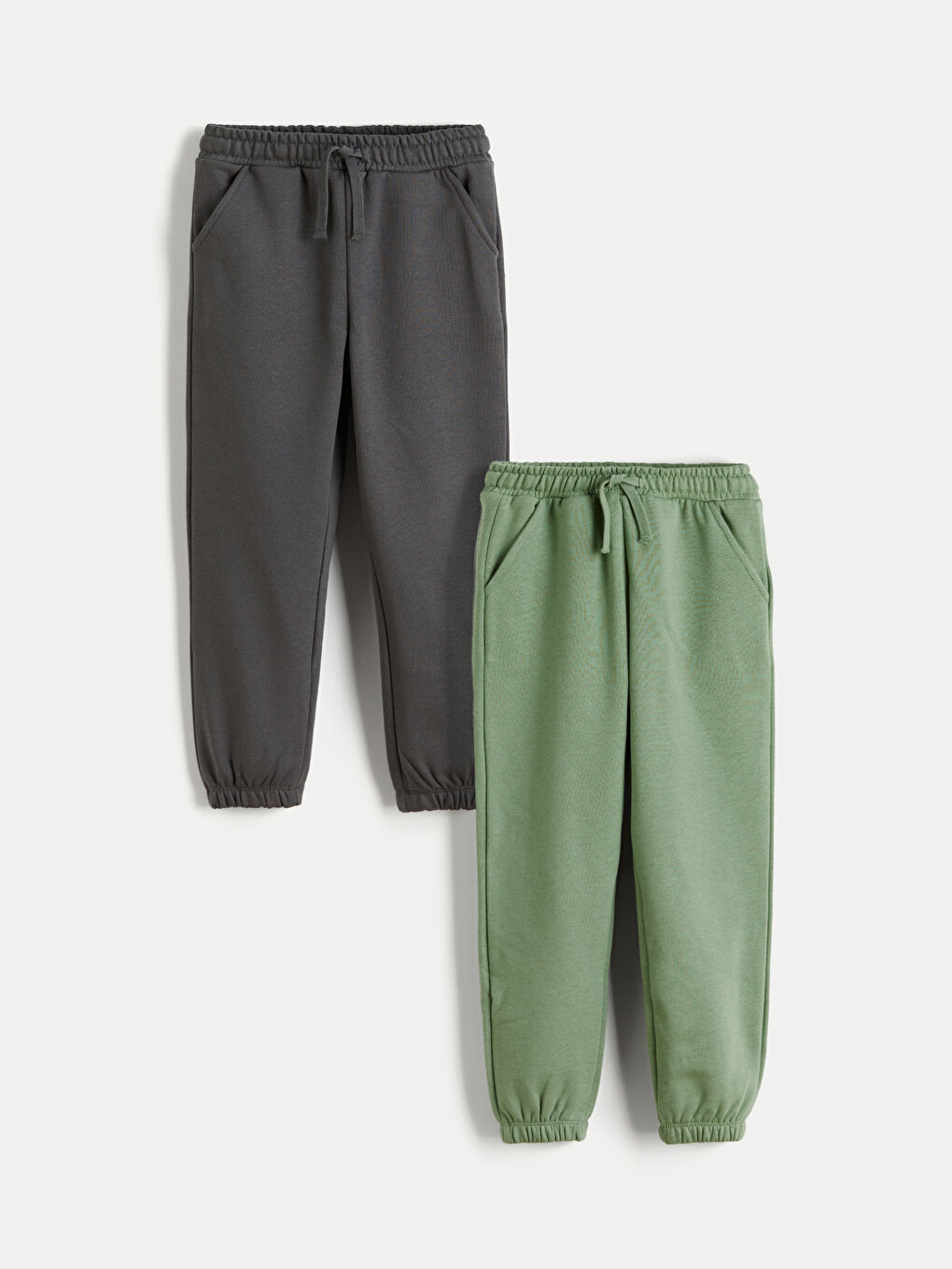 Elastični struk Donji deo trenerke za Dečji Jogger 2-pakovanja-1