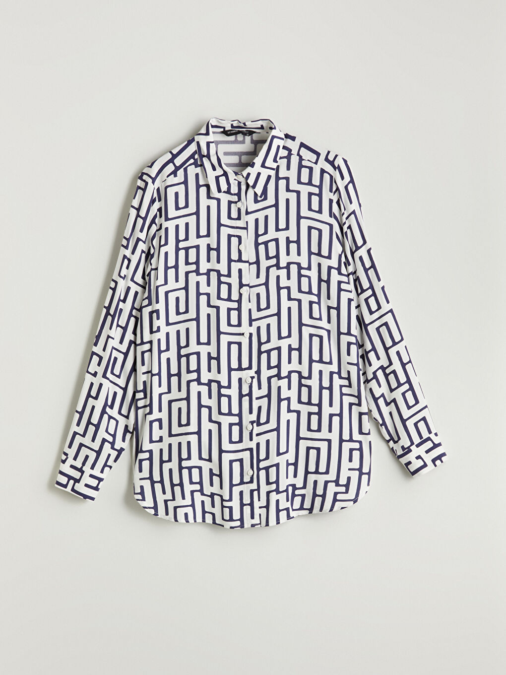 LCWAIKIKI Classic Patterned Women's Shirt -W5AG67Z8-LSJ