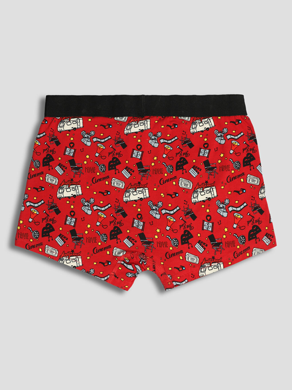 عبوة من 3 قطع من سراويل بوكسر قطنية مطاطية بمقاس عادي للرجال-4