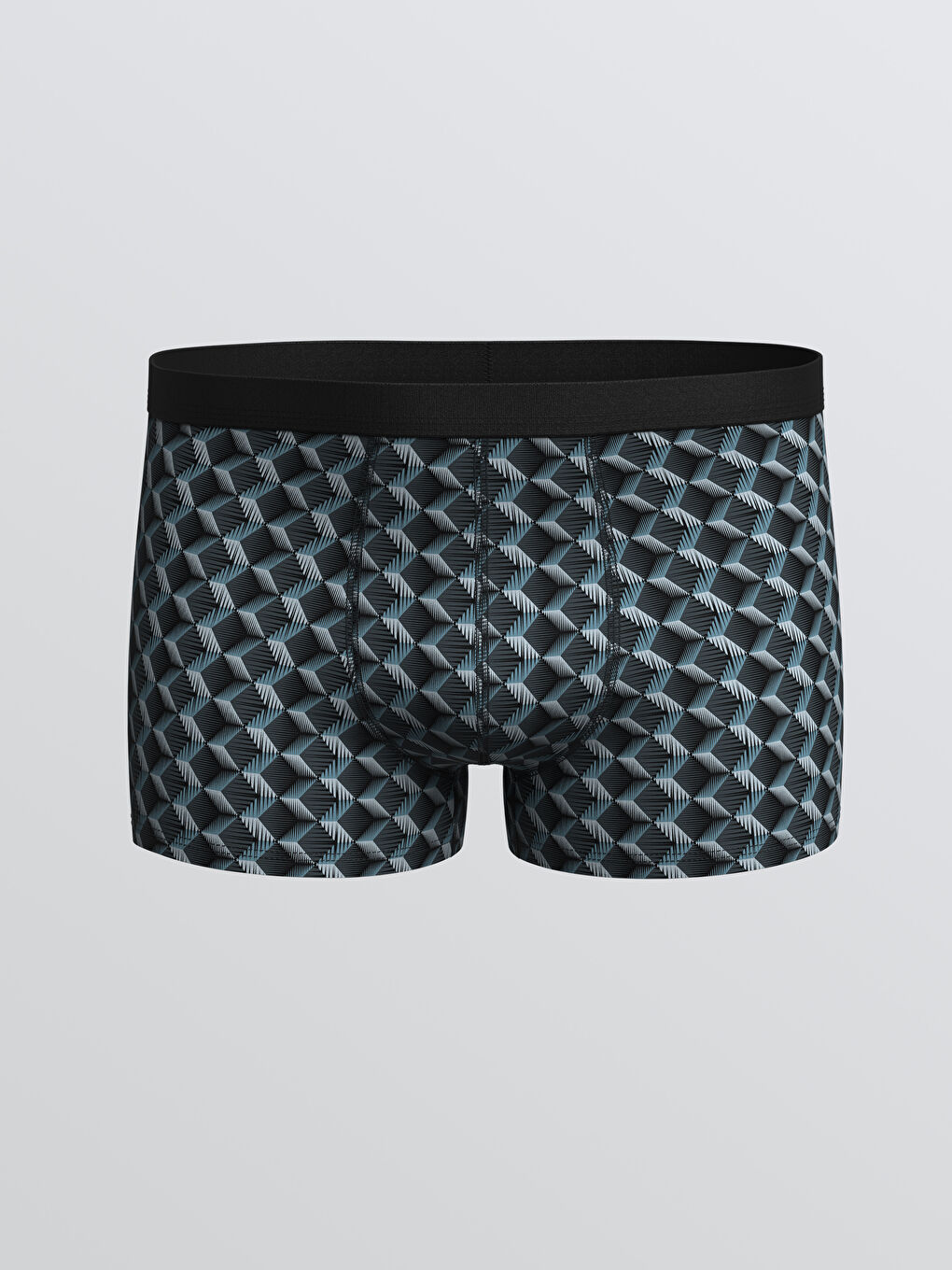 Lot de 3 Caleçons Boxers en Coton Extensible Coupe Standard pour Hommes-3