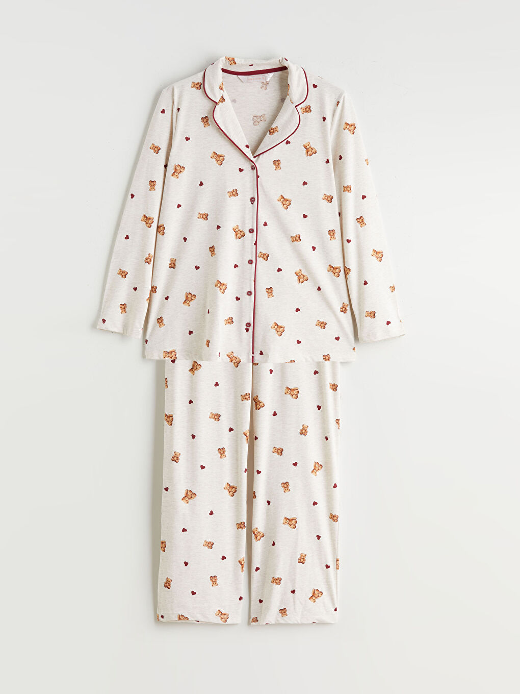 Collared Neck Women's Pyjama Set