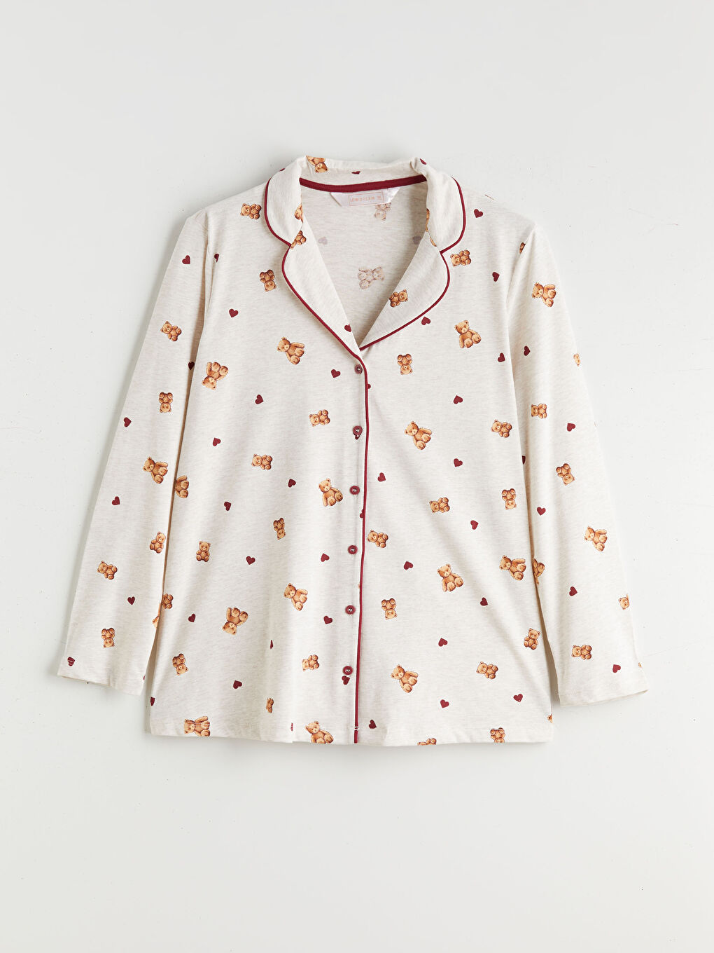 Collared Neck Women's Pyjama Set-1