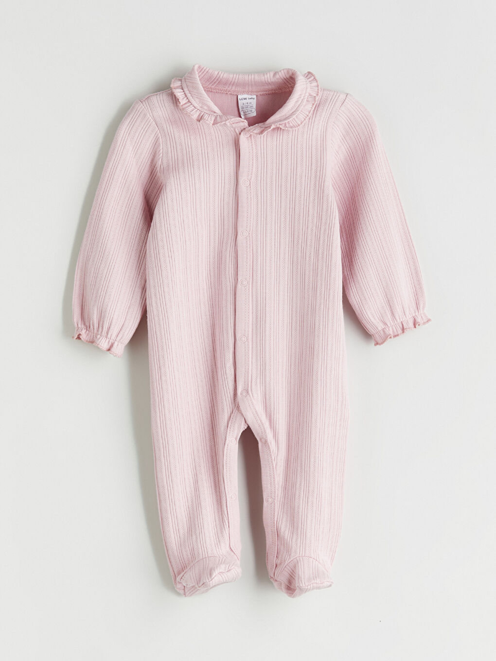 LCW baby Peter Pan Collar Baby Girl Jumpsuit -W5AH26Z1-VWX
