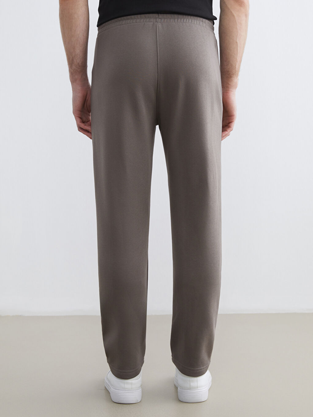 Kahverengi Kalın Erkek Eşofman Altı-3