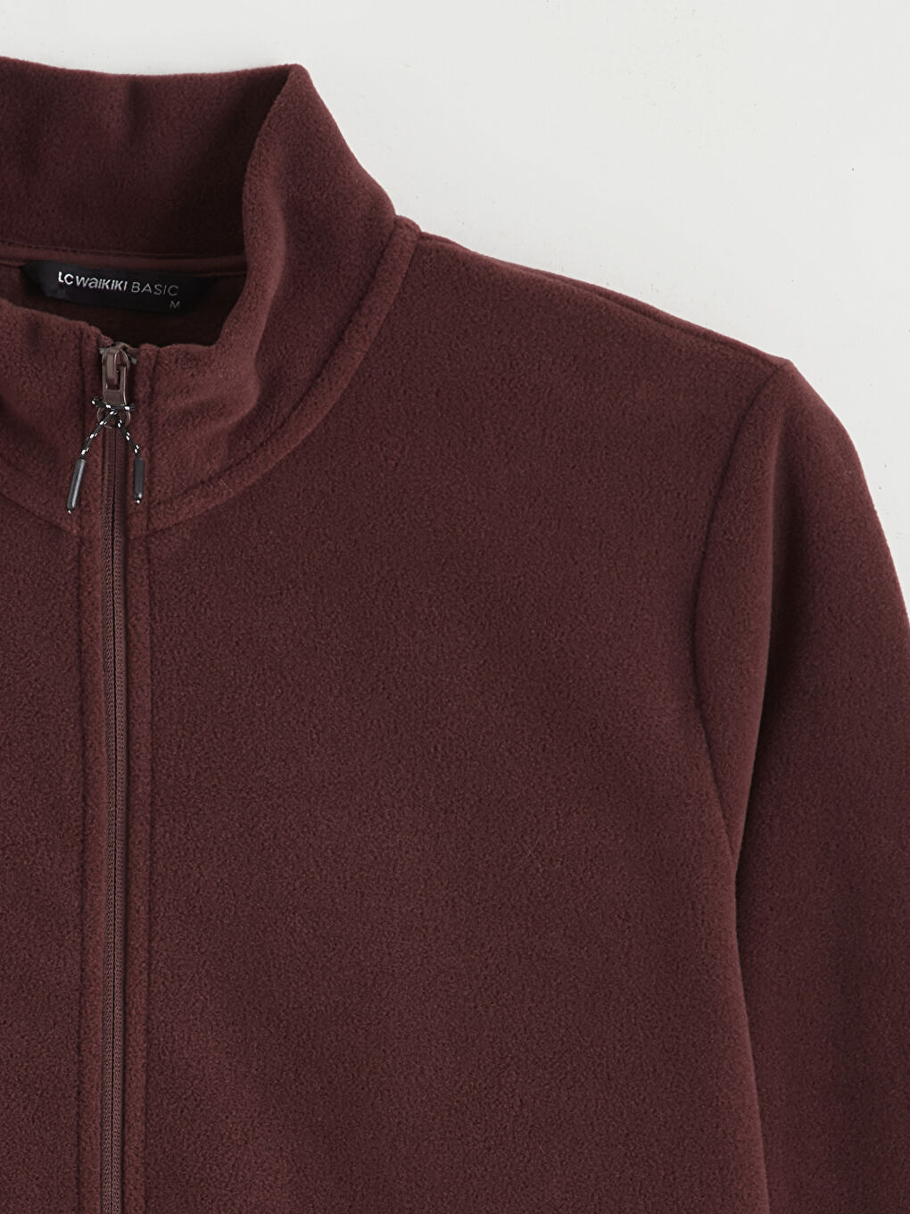 سویتشێرتی قۆڵ درێژ بە زنجیری پۆلاری یەخەی مل بەرز بۆ پیاوان-1