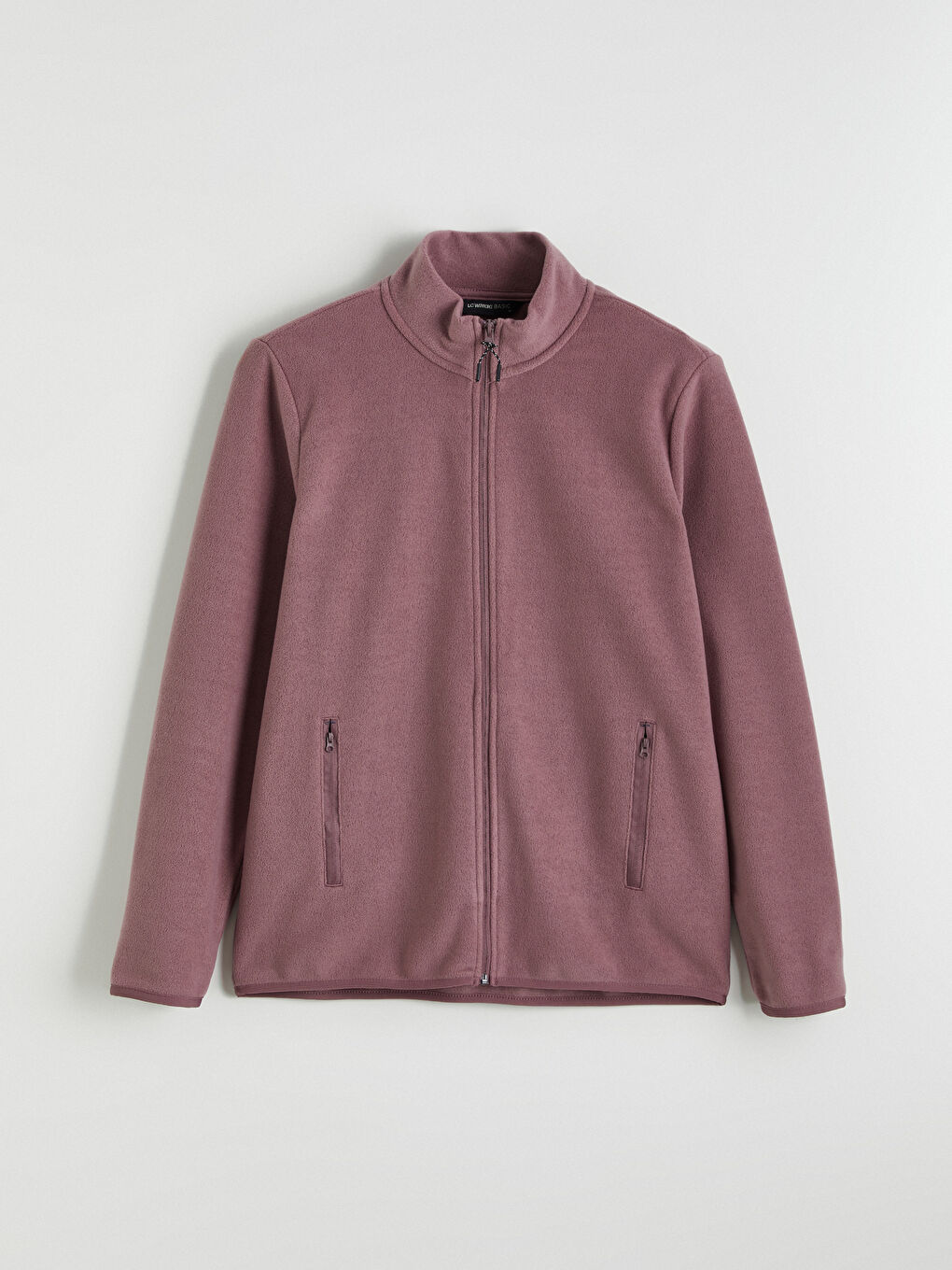 سویتشێرتی قۆڵ درێژ بە زنجیری پۆلاری یەخەی مل بەرز بۆ پیاوان-4