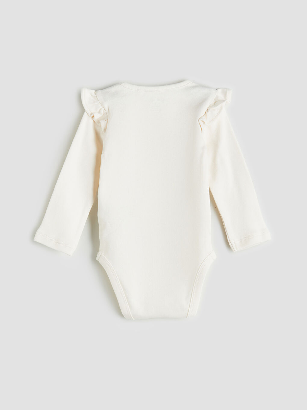 LCW baby Crew Neck Long Sleeve Printed Baby Girl Suit 3-Piece -W5AH49Z1-YG7