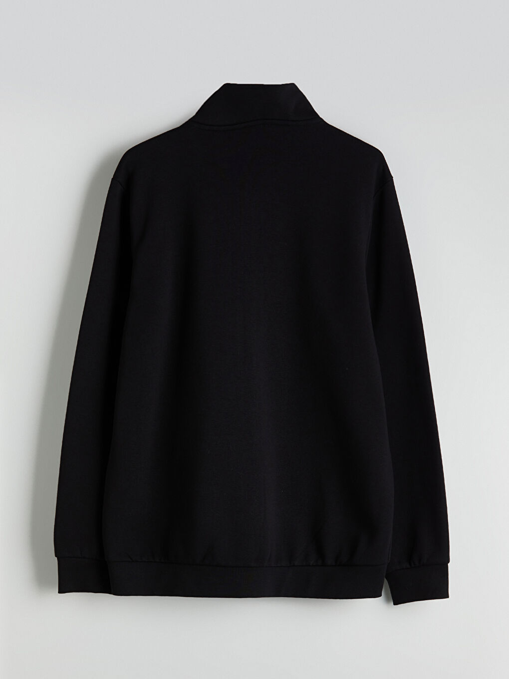 Regular Fit Funnel Neck Men's Knit Cardigan-6