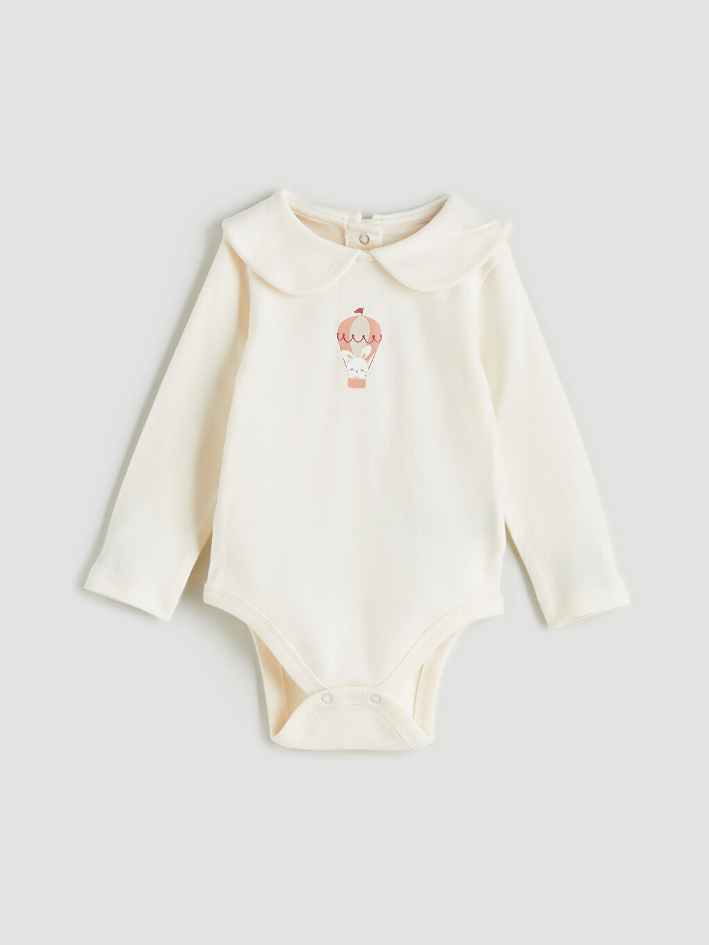 LCW baby Baby Girls' Peter Pan Collar Set -W5AI03Z1-YG7
