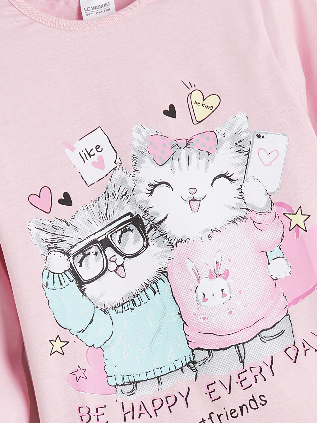 Ensemble de Pyjama Col Rond pour Filles-3