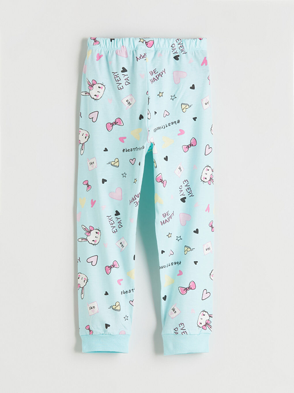 Ensemble de Pyjama Col Rond pour Filles-4