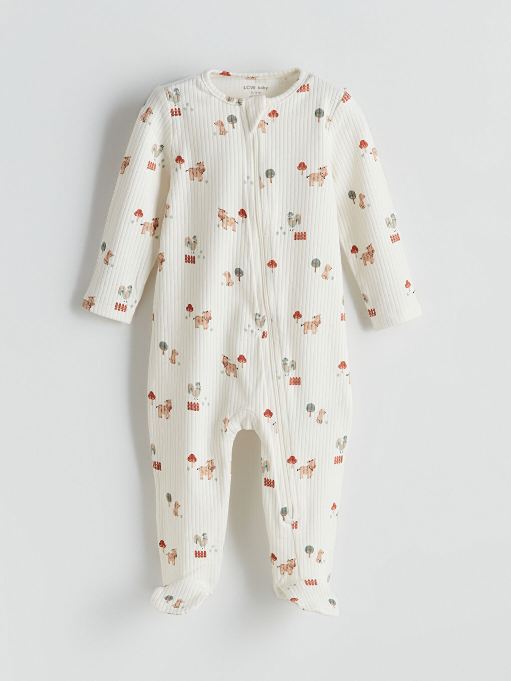 LCW baby Crew Neck Baby Boys Set 3-Piece -W5AI55Z1-LRA
