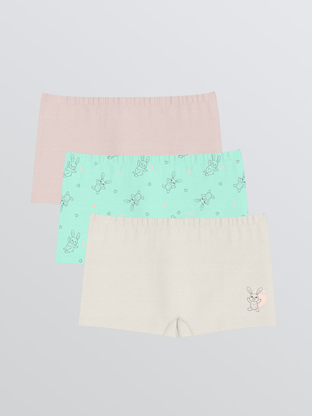Printed Girls' Boxer 3-packs