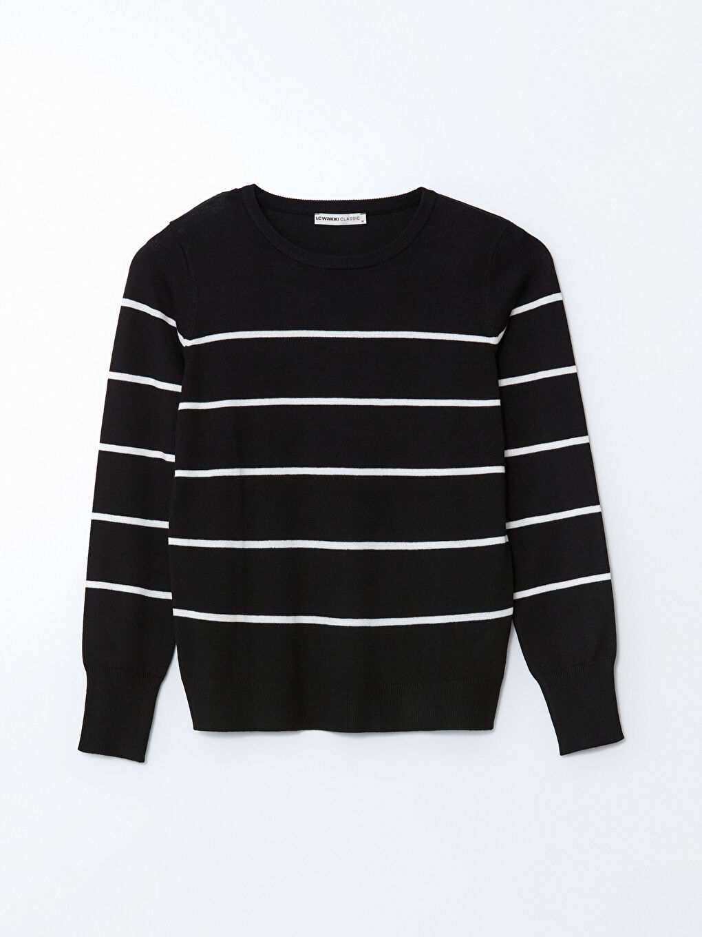 Crew Neck Women's Knitwear Sweater-4