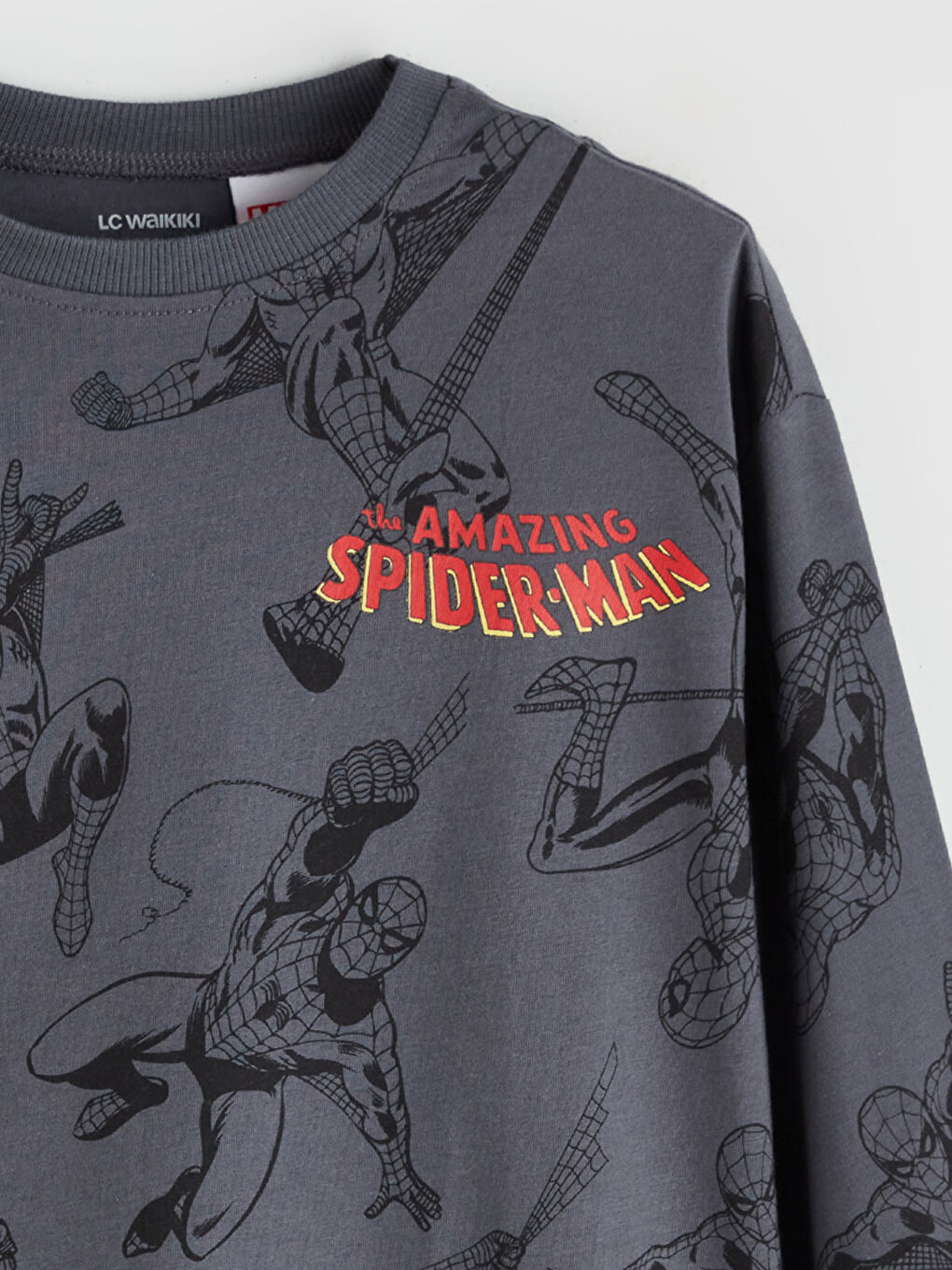 Kırmızı Spider-Man Baskılı Erkek Çocuk Tişört 2'li-5