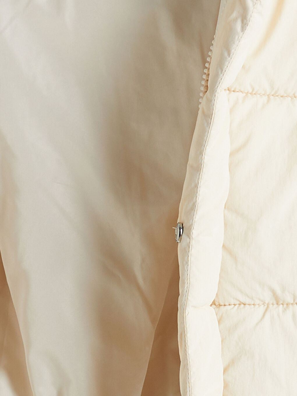 Bej Su İtici Kız Bebek Şişme Mont-3