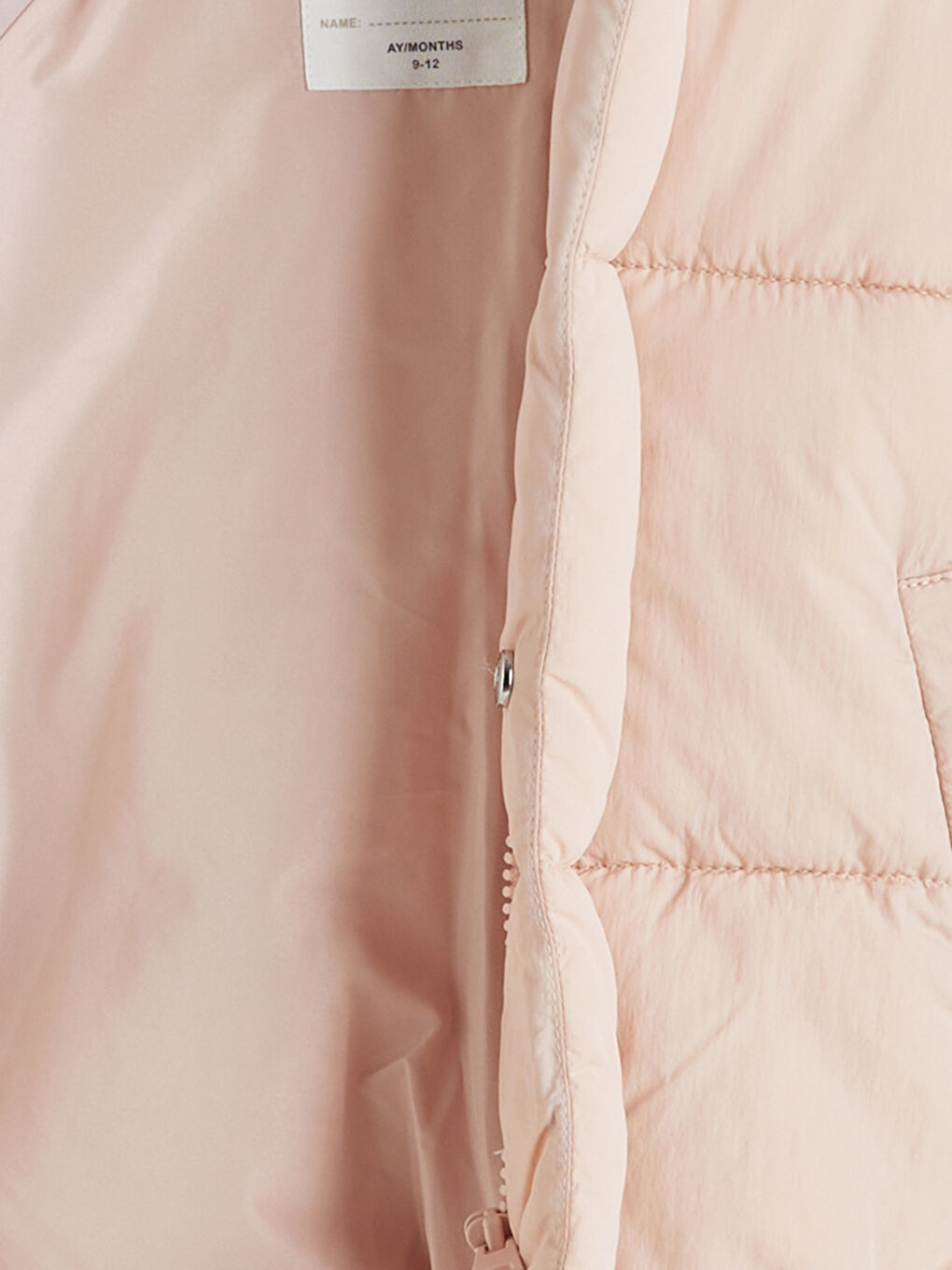 Pembe Su İtici Kız Bebek Şişme Mont-3