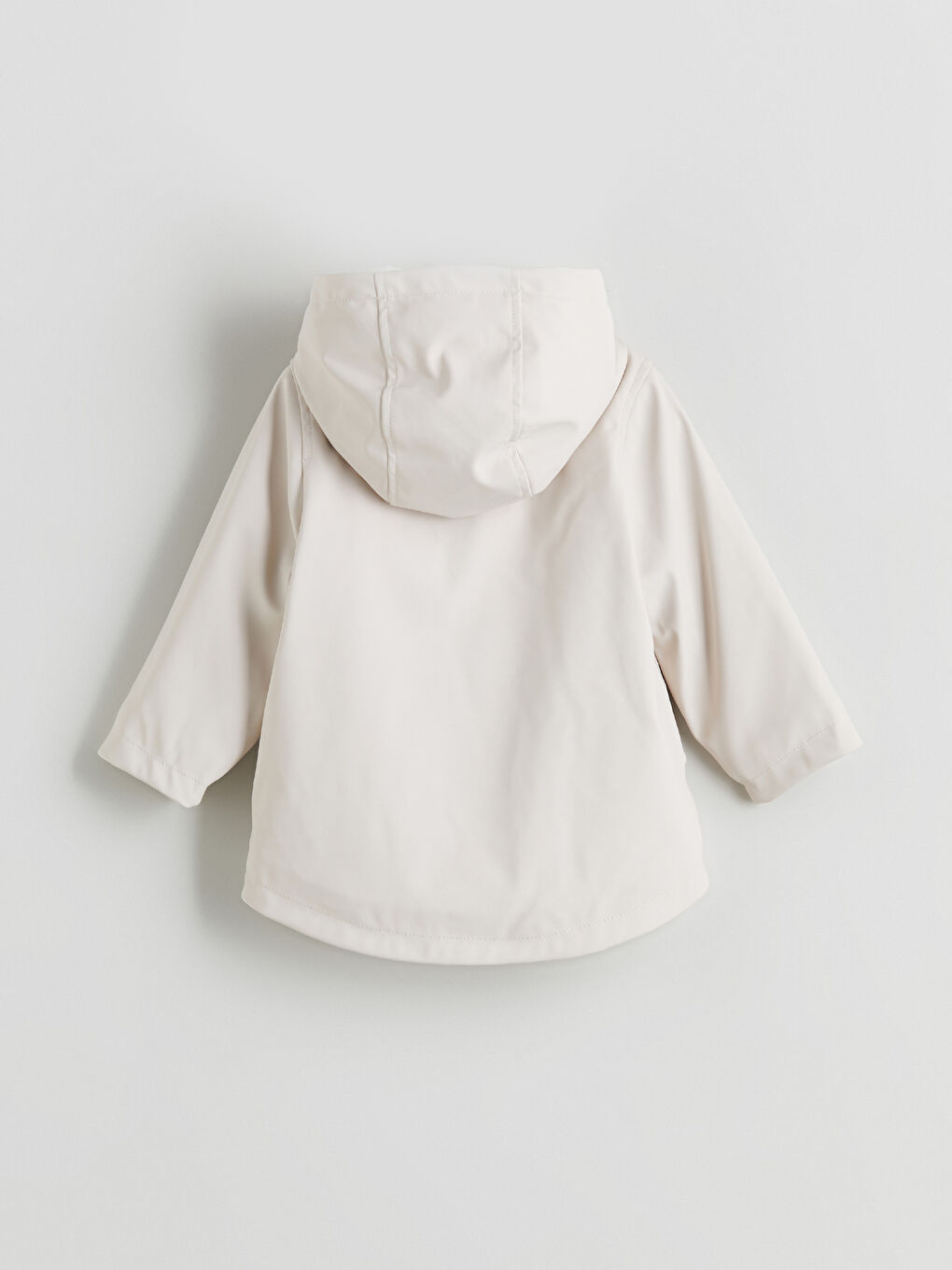 Bej Rüzgar Geçirmez Erkek Bebek Mont-2