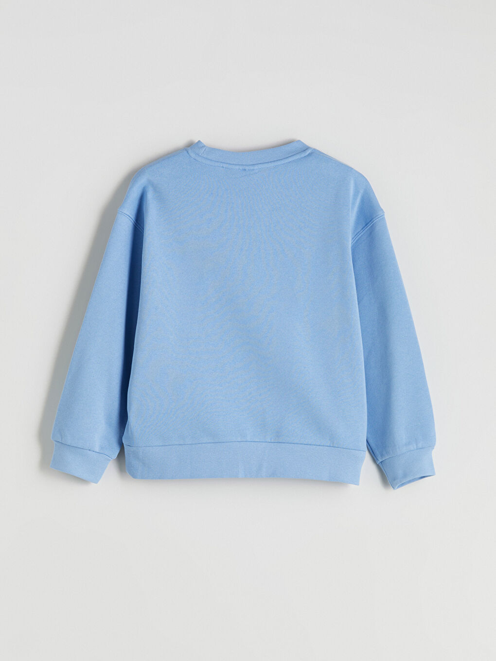 Crew Neck Stitch Printed Girls' Sweatshirt-2