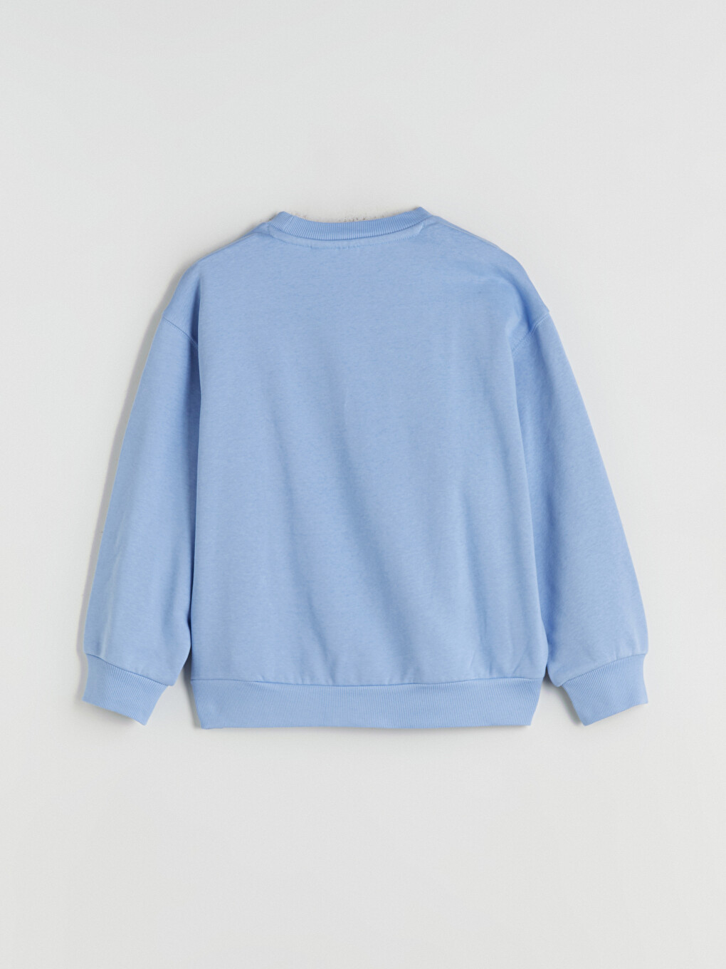Crew Neck Stitch Printed Girls' Sweatshirt-5