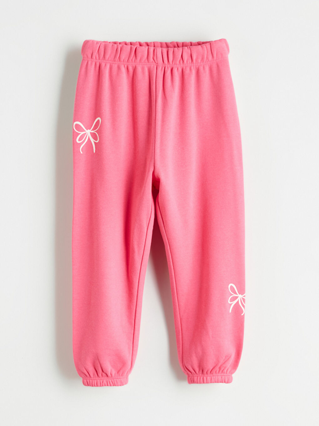 LCW Kids Crew Neck Printed Girls Sweatshirt and Tracksuit Bottom 2-Pack -W5AJ32Z1-GSY