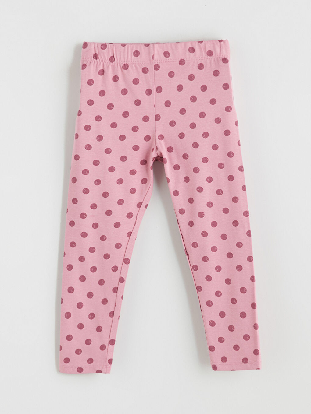 LCW Kids Crew Neck Printed Girls' Blouse and Leggings 2 Pack -W5AJ40Z1-G2L