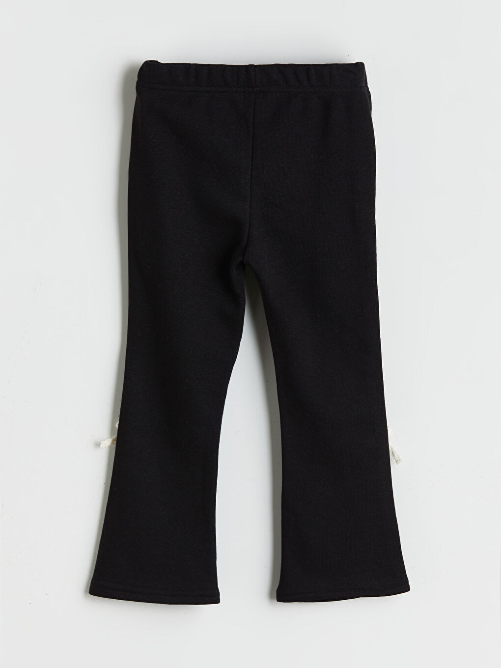 Siyah Beli Lastikli Çizgili Kız Çocuk Tayt-1