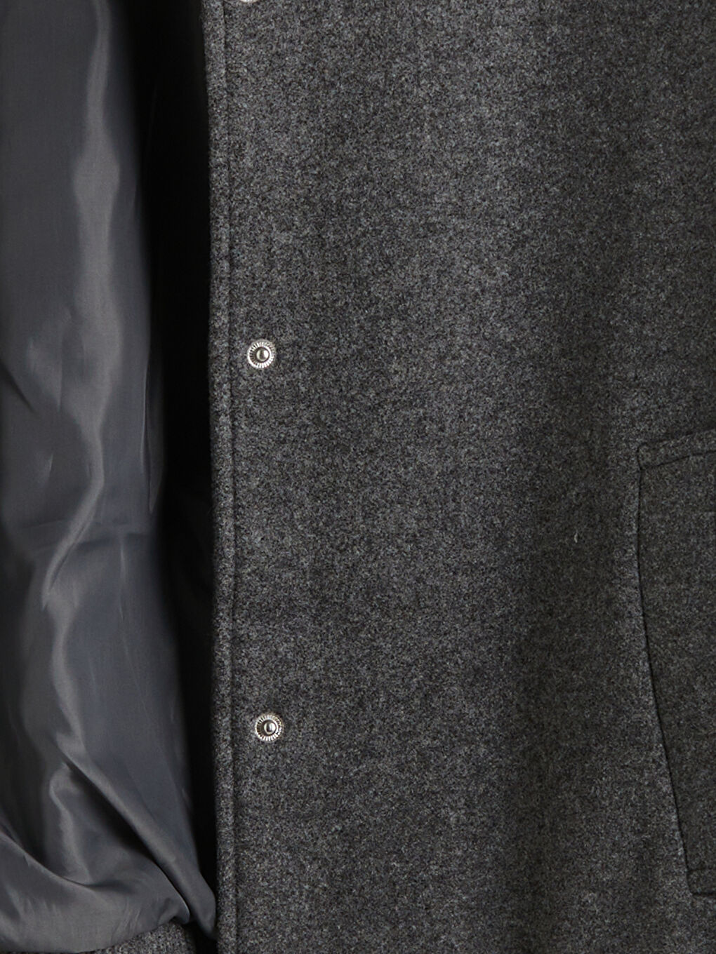 معطف انثراسايت / رمادي داكن امرأة-6