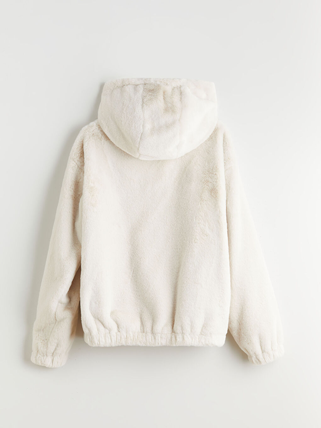 Hooded Women's Plush Coat-6