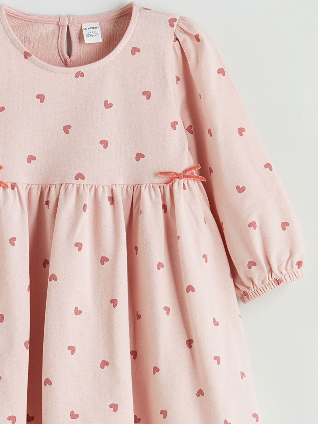 LCW Kids Girl PINK Dress -W5AK04Z1-LT4